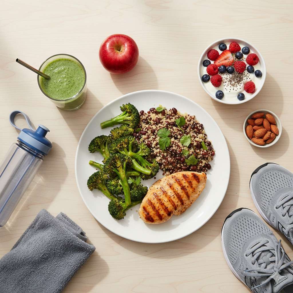 qué comer antes y después de entrenar en casa
