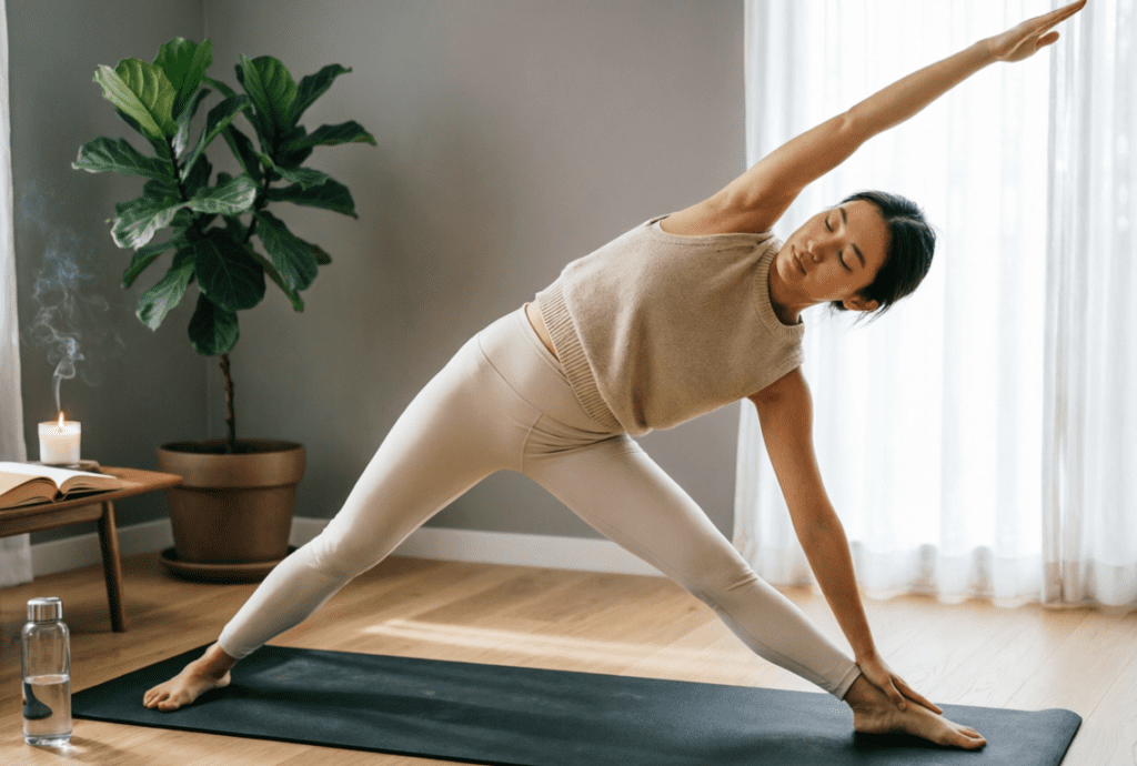 yoga en casa para principiantes ejercicios de flexibilidad