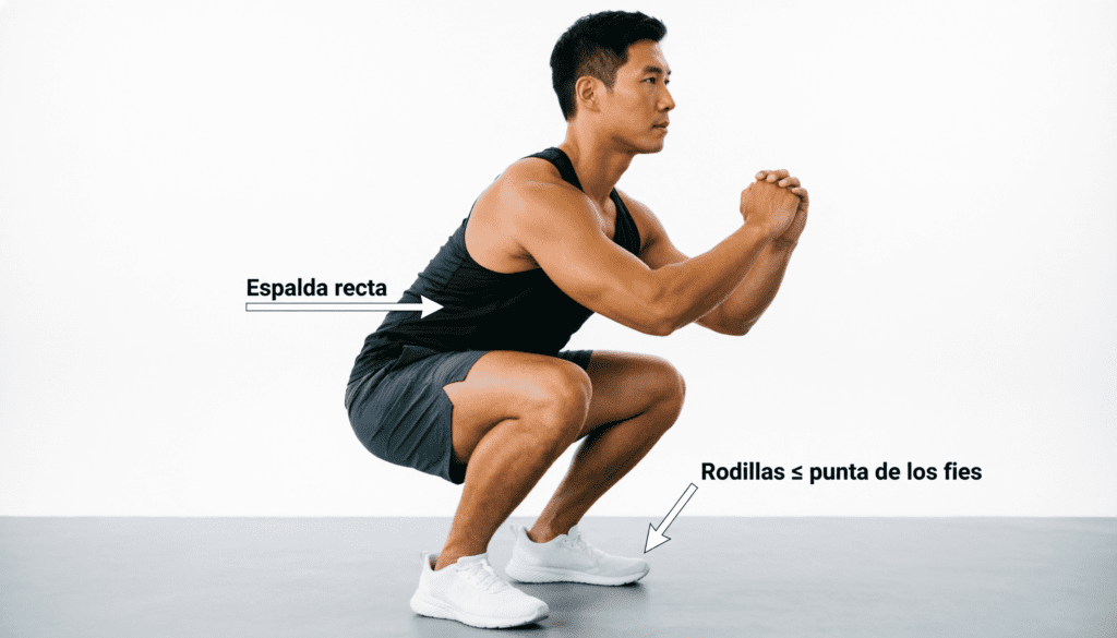 Sentadilla Profunda (Bodyweight Squat)