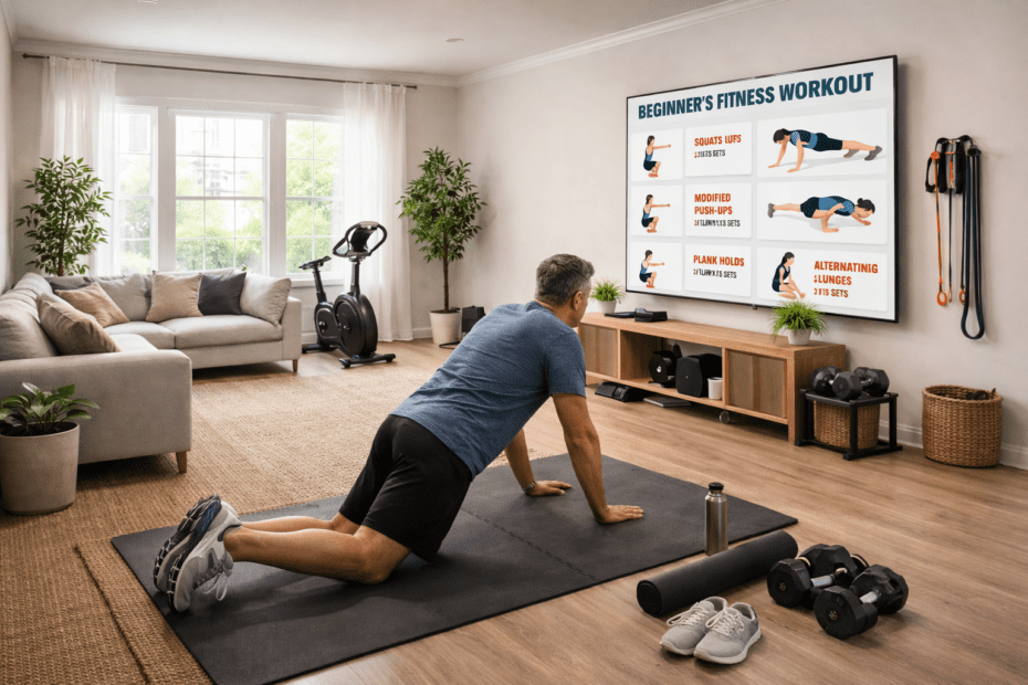 Tabla de ejercicios para principiantes