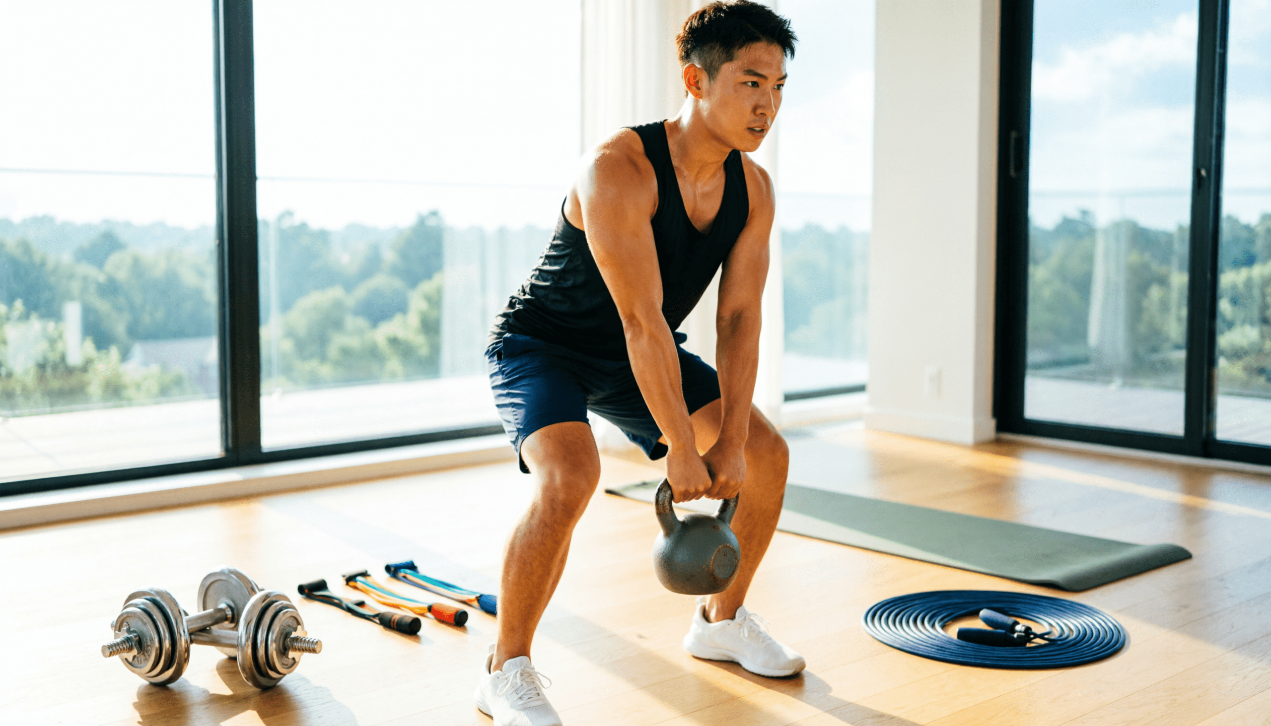 Rutinas de Fuerza y Cardio en Casa con Material